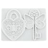 Vintage Key Silicone Molds Lock Keyhole Fondant Mold Cake Decorating Tools Cupcake Topper Candy Chocolate Gumpaste Mold