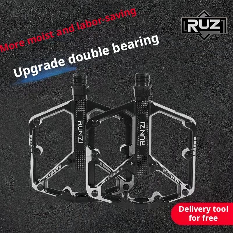 3 Bearing Bike Pedal Ultralight Aluminum Alloy MTB Road Bicycle Pedal Widen Anti-slip Cycling Pedal Bike Accessories
