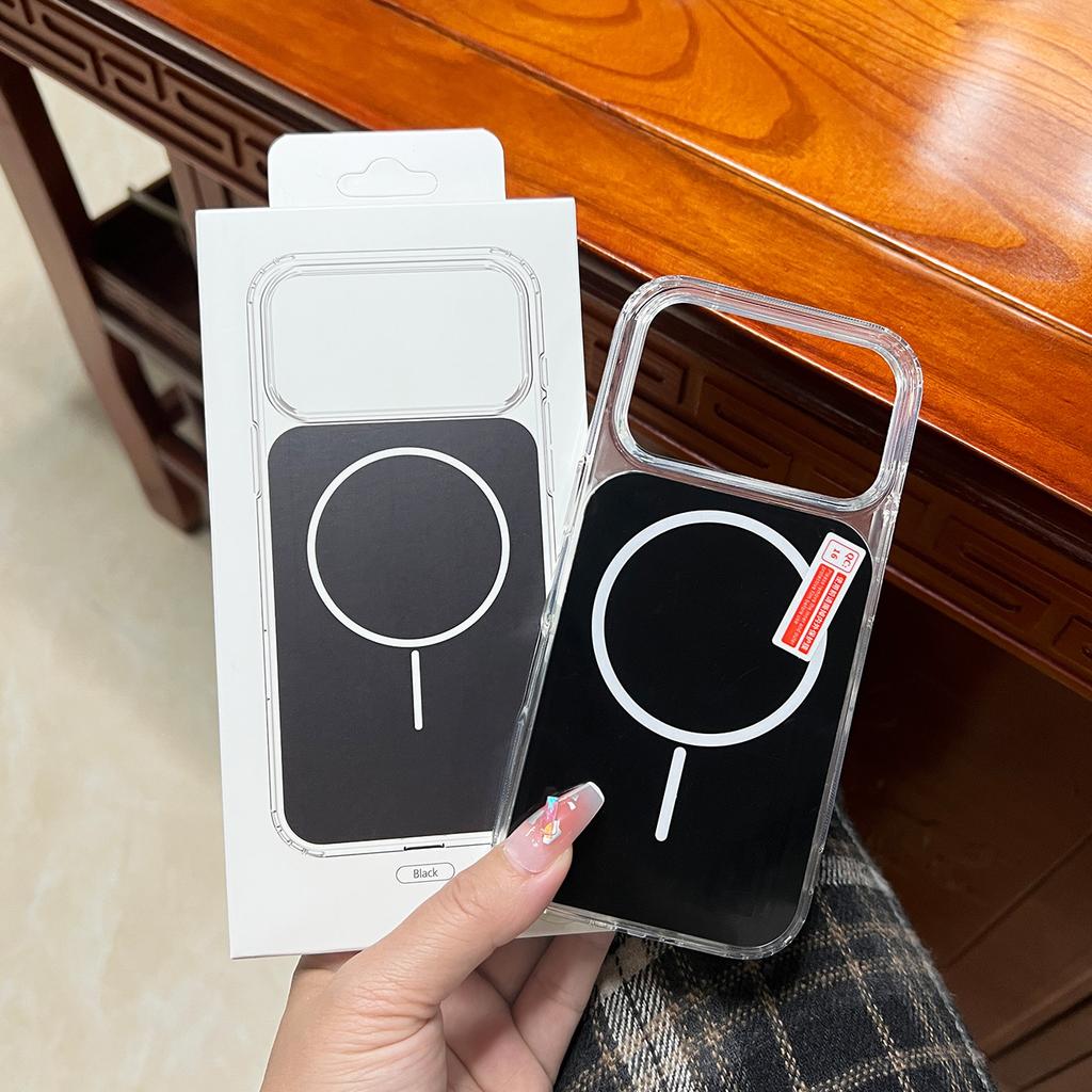The new iPhone11ProMax thin ring magnetic suction 11/11 mobile phone case is suitable for Apple 11 acrylic protective case.