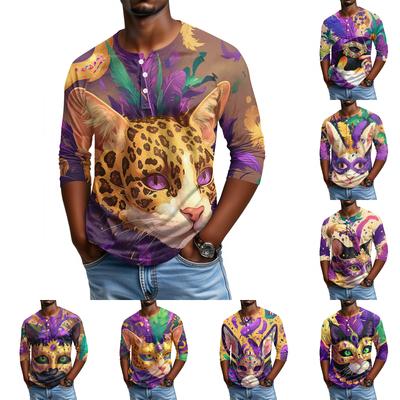 Men's Raglan Sleeve Three-quarter Sleeve Top