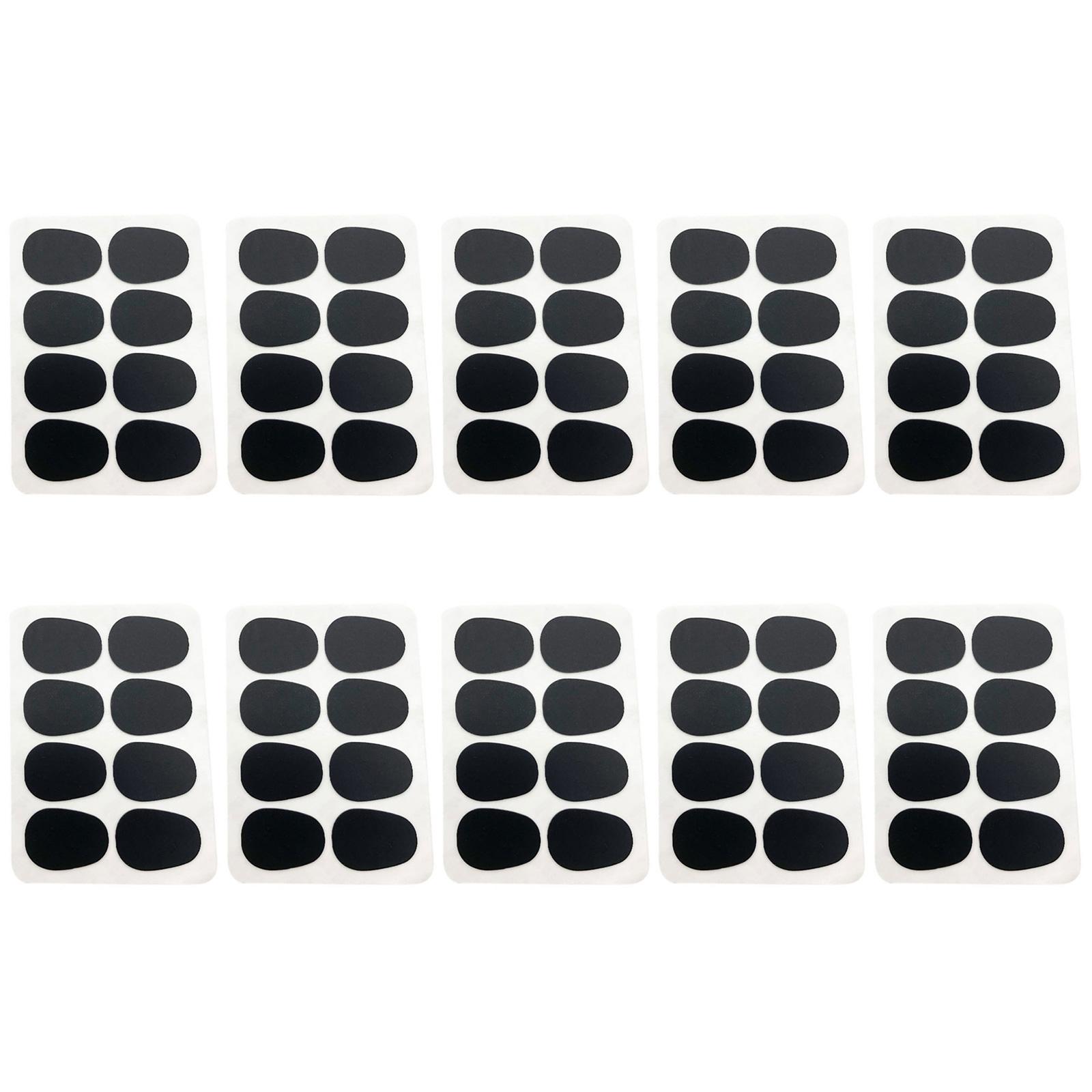 

80Pcs Saxophone & Clarinet Mouthpiece Cushions Thick Mouthpiece Patches Silicone Saxophone Mouthpiece Pads Enduring