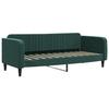 VidaXL Lit de repos vert foncé 80x200 cm velours 354081