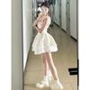 Floral Suspender Dress Women's Summer Temperament Princess Tutu Skirt Waist Small Skirt