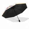 1pc StellaLou's Whimsical Garden Cartoon Umbrella, Portable 3-Fold Compact Umbrella, Suitable for Camping, Hiking and Travel, Ideal Easter B