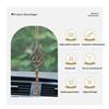 1 Piece Of Droplet Shaped Metal Rhinestone Inlaid Car Ornament Car Rearview Mirror Decoration
