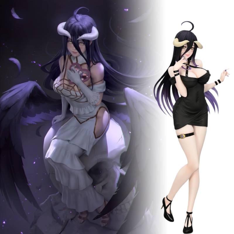 Albedo Overlord Mini Dress Version Figure Fiction Model Toys Statue Gift Garnish