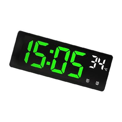 Reloj Electrónico Funcional con Alarma y Pantalla de Temperatura para Dormitorios Oficinas y Sala de Estudio