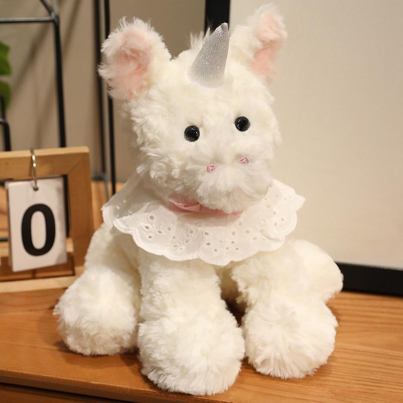 

New baby elephant doll unicorn Tal elephant plush toy soothes and accompanies girl heart rag doll holiday gift 25cm