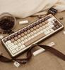 MAIMOOO Coffee Keycap Cherry Pbt Transparent Pc Customized 145Keys 2.25U/2.75U/7U Alice Layout Iso Keycap For Aula F75 F99