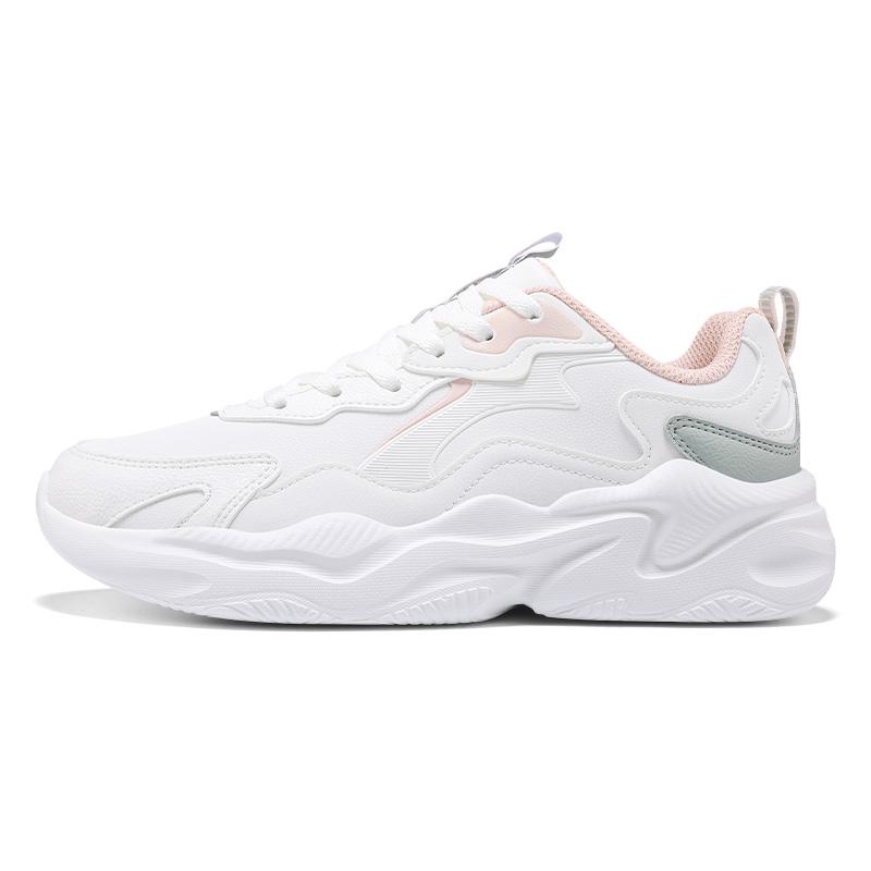Xtep Comfortable Sports Low-Top Casual Running Shoes Women sneakers White Green 875318320033-6 37