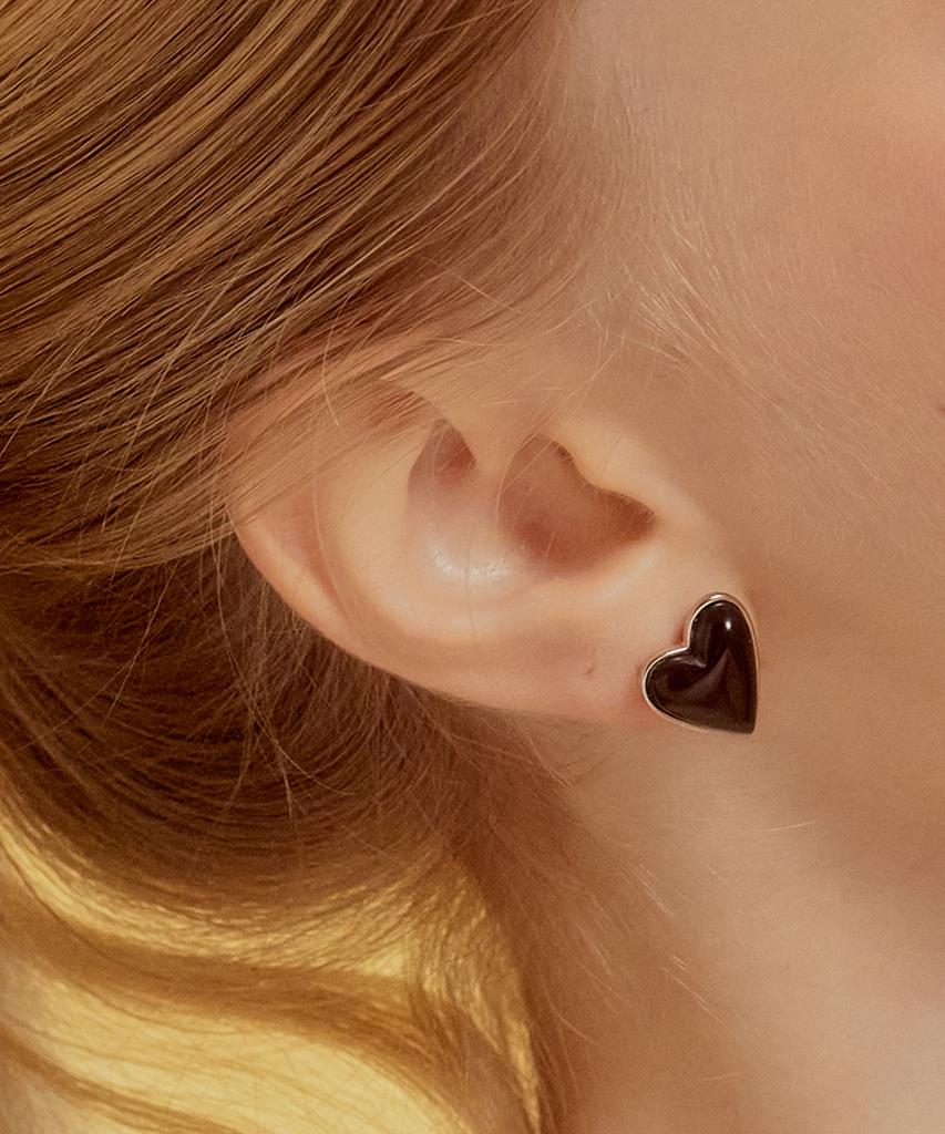Tatiana Asymmetrical Heart Earrings Ec1906