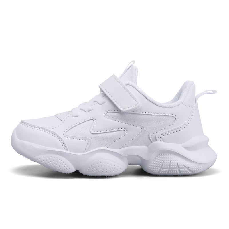 Little White Shoes Campus Shoes Classmates Four Seasons Boys and Girls Elementary School Running Shoes Medium and Large Children's Shoes