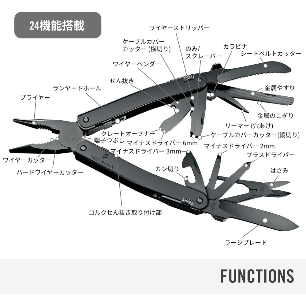 Victorinox SwissTool Spirit Multi Tool Nylon Case Included Swiss Army Knife