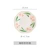 European-Style Ceramic Hand-Painted Relief Underglaze Coffee Cup And Saucer Set, Household Large-Capacity Teacup, Office Drinking Cup