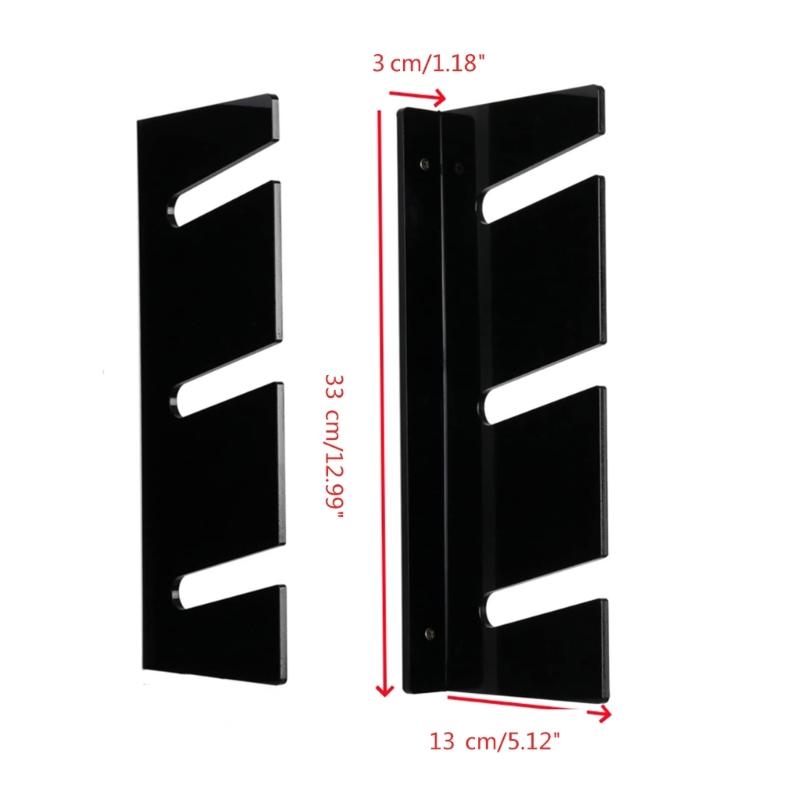 Convenient Acrylic Skateboard Storage Shelf Stylish Skateboard Wall Mount Holder Rack for Skateboarding Enthusiasts