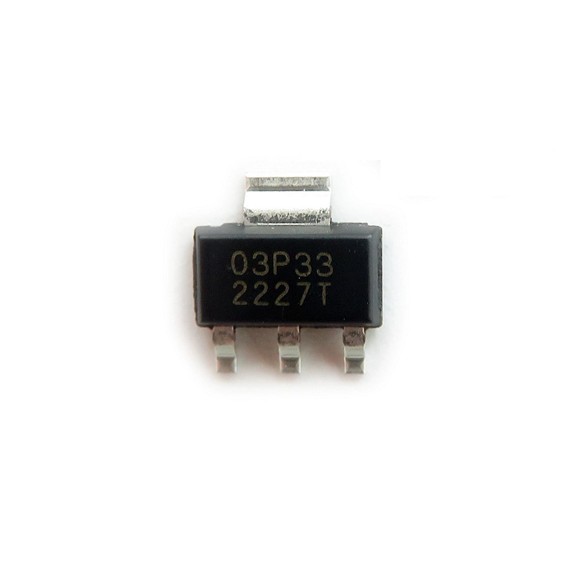 

SSP7903P33FR 3.3V LDO Voltage Regulator Chip, 300mA, Stable Performance, SOT-223 Package