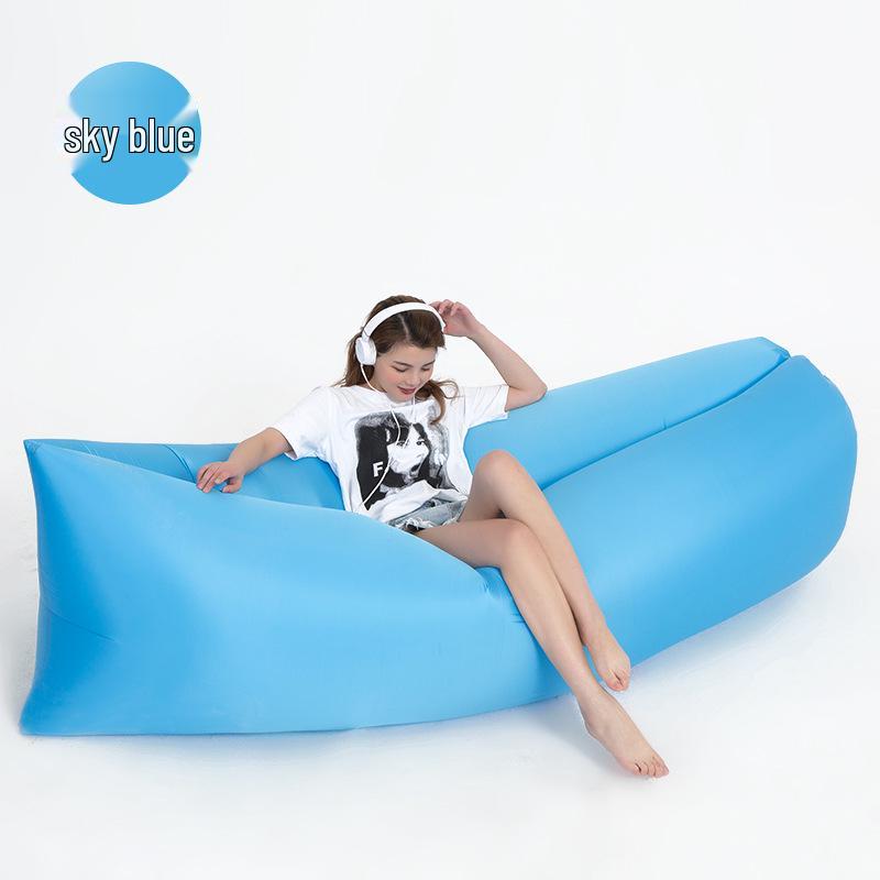 TikTok-Inspired Inflatable Lazy Sofa Bed: Portable, Foldable Outdoor Air Sofa & Sleeping Bag