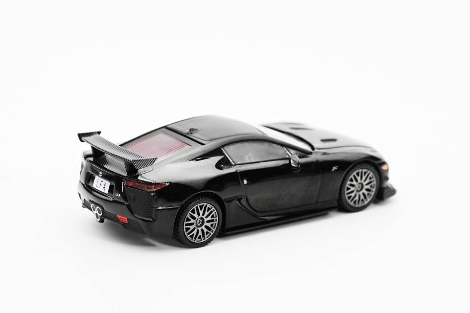 Diecast Team Lexus LFA Nurburgring Edition Black Finished Model 1/64 (LHD) LL-083-377