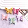 Mini Resin Flower & Butterfly Hair Clips DIY Kit with Stickers and Glue