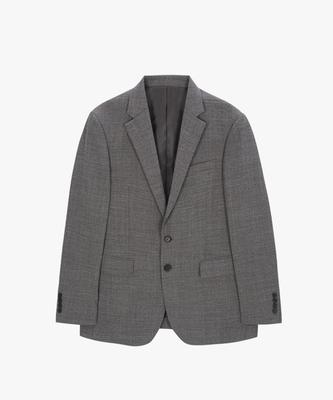 Ezio Basic Summer Wool Blazer_Brown