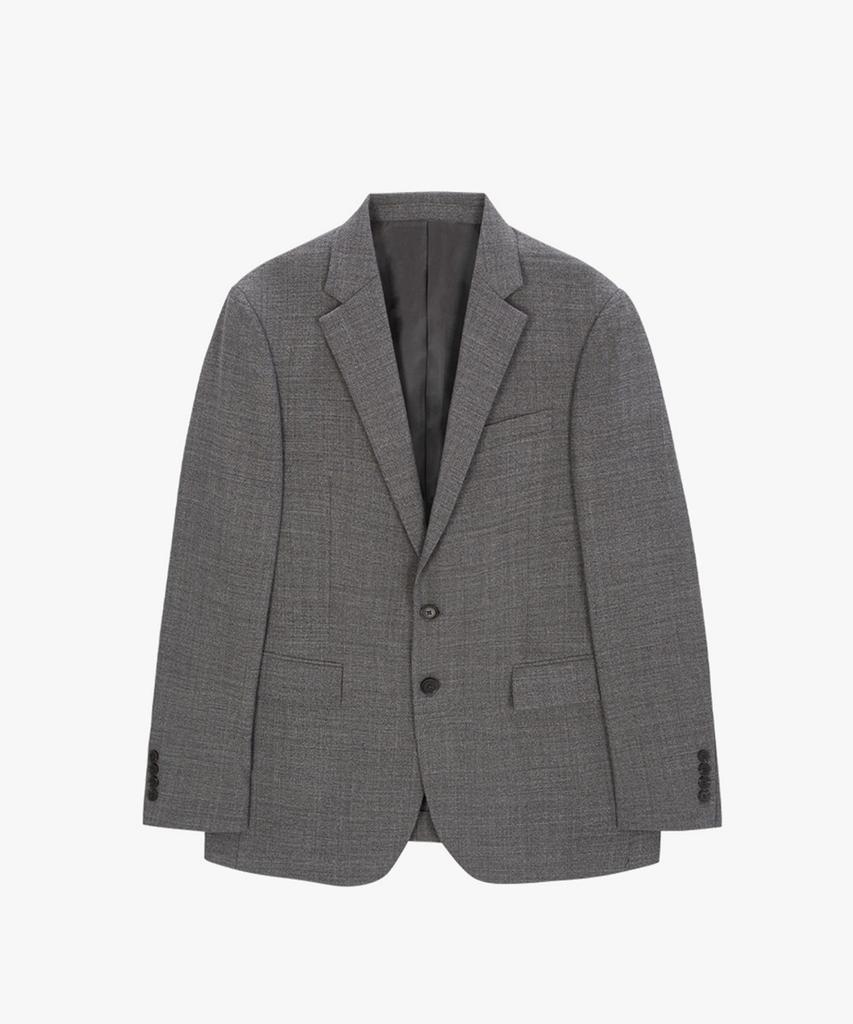Ezio Basic Summer Wool Blazer_Brown
