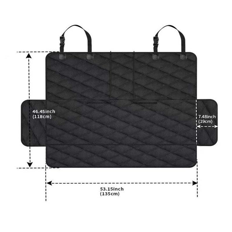 

Водонепроницаемый чехол-подстилка для сиденья собаки на заднее сиденье автомобиля, универсальный нескользящий защитный коврик для питомца, безопасный переноска для прогулок с собаками