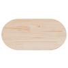 Vidaxl Blat Stołu, 60X30X2,5 Cm, Lite Drewno Sosnowe, Owalny