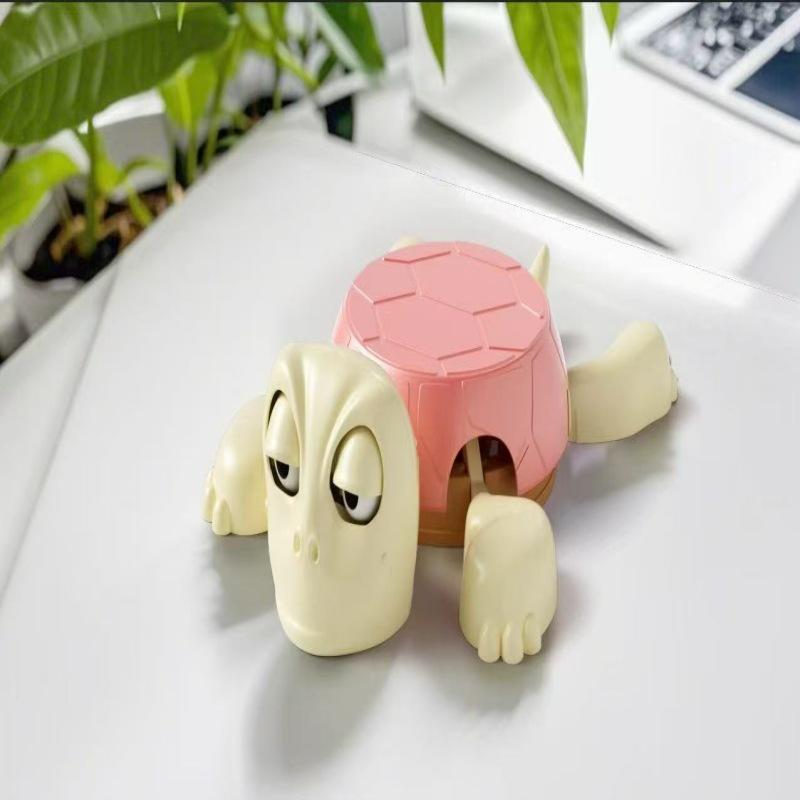 Quirky Turtle Coaster Panicked Turtle Insulated Coaster Ornament Stress Relieve Funny Bugsy Doll Mug Base Decoration