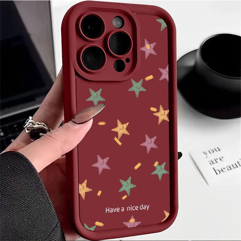 

For Motorola Moto Edge 60 Pro 60S /Edge 60 Fusion Case Trendy Stars Love Heart Soft Silicone Phone Case Anti Drop Protect Cover Moto Edge 60 Pro