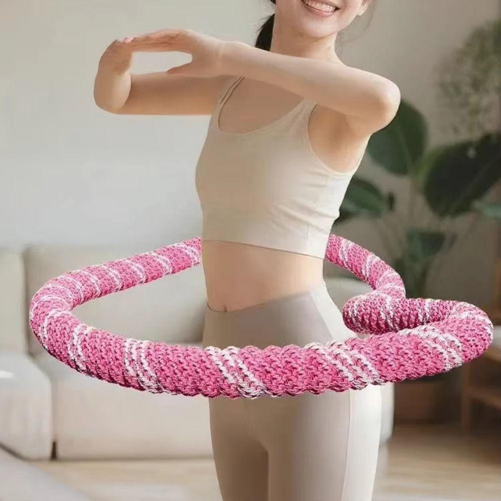 Durable Spring Tube Yoga Circle Foldable Weight Loss Circle Slimming Sport Hoop  Aerobic Exercise