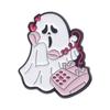 Halloween Ghost Brooch: Fun Cartoon Decorative Badge for Clothes & Backpacks