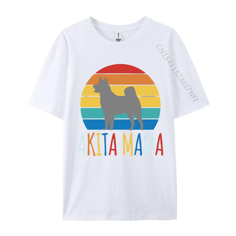 

Akita Mommy Mama Dog Cute Akita Tshirt Black Cotton Tops T Shirt Funny Comics T Shirt Graphic Cotton Tees Clothing S