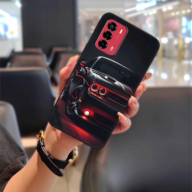 Handytasche Komplettschutz Handyhülle Für ZTE Blade V40 Vita/A72 TPU Schmutzabweisend Wasserdicht Modisches Design Rückseite Niedlich