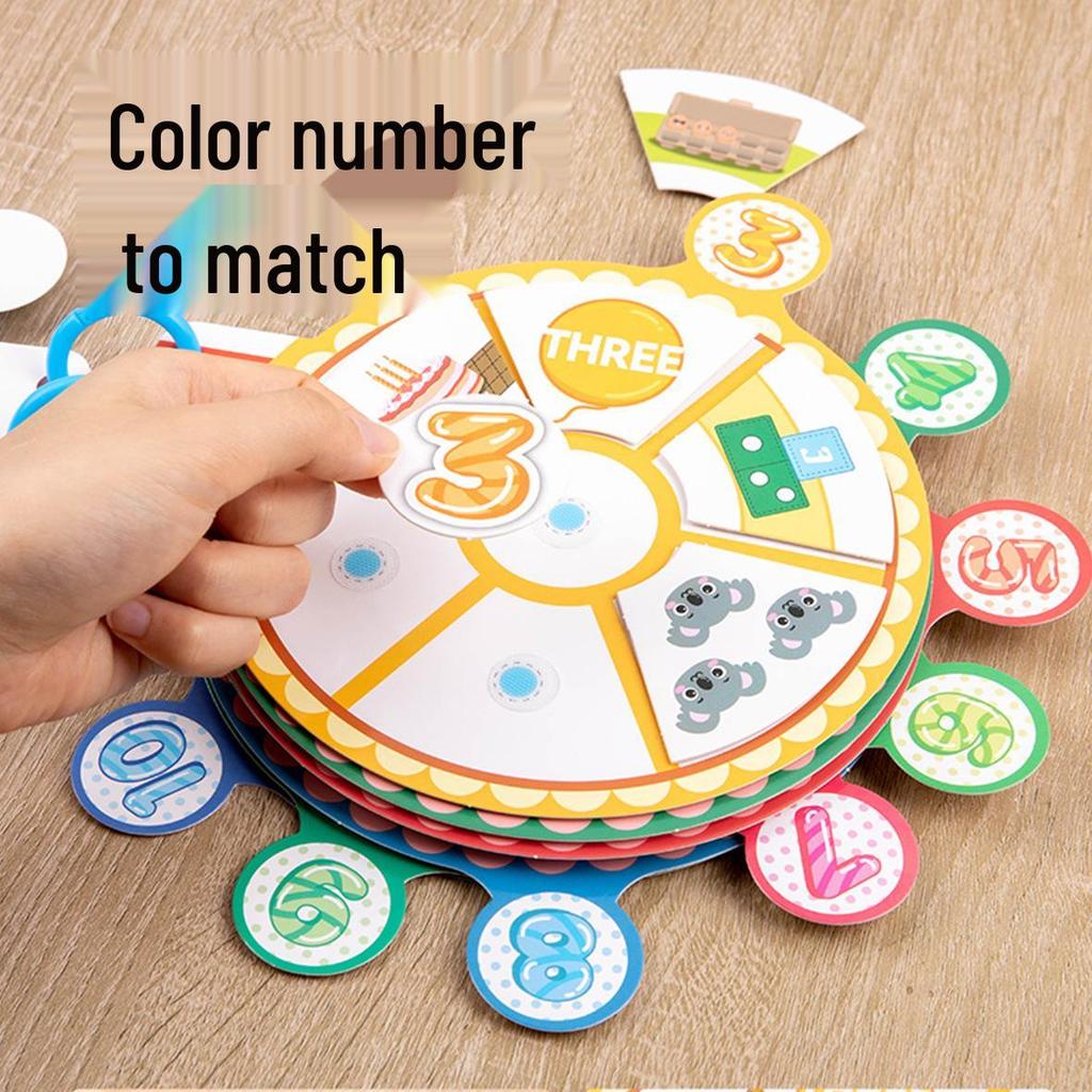 Children's Educational Velcro Clock Toy – Enhances Thinking, Hands-on Skills & Parent-Child Interaction
