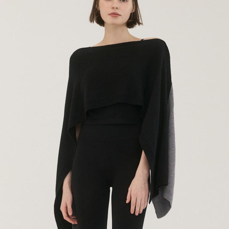 2NDSKIN Wool Cashmere Wide 2WAY Vest