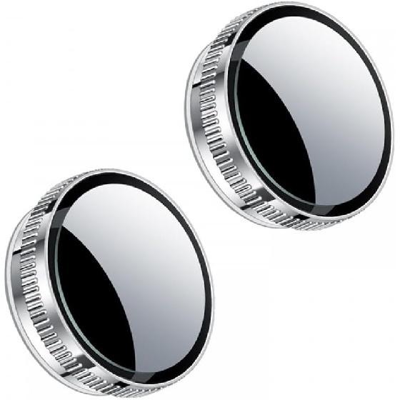 2PCS Car Blind Spot Mirrors, 360° Rotating Rearview Auxiliary Mirrors with Suction Cup for Car Truck SUV (Diameter 2.3in) серебряный