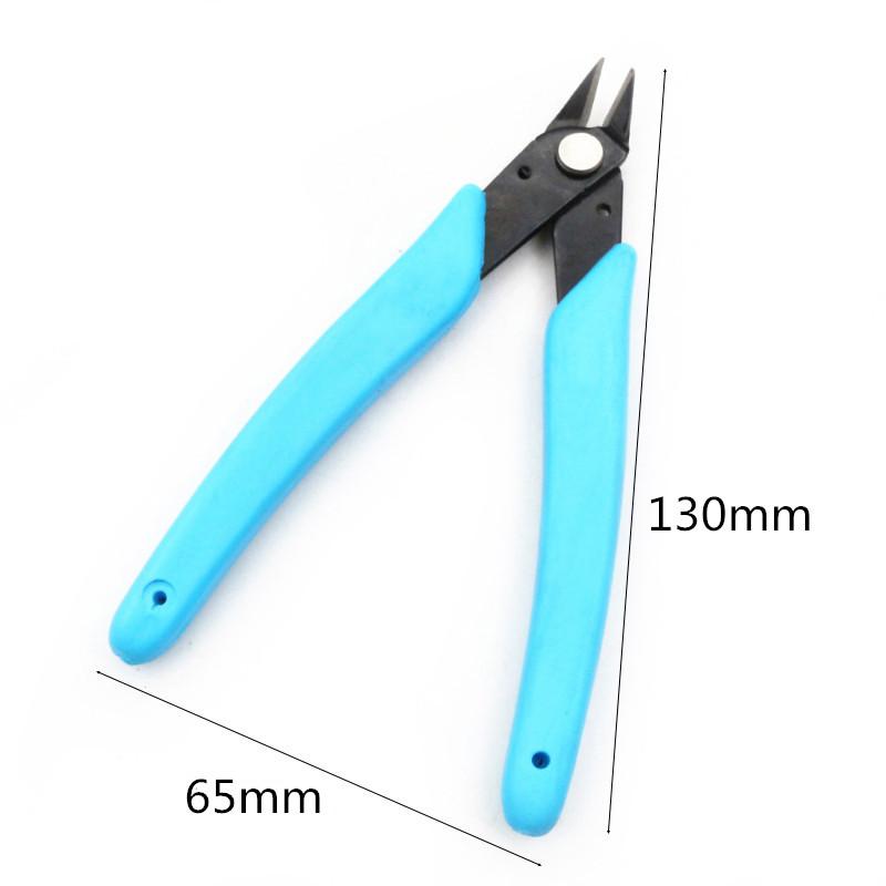 1PCS Bule Flush Side Shear Cutter Clipper Pinze per bordare per gioielli Strumenti di filo metallico Pinze per gioielli Kit di strumenti e attrezzature