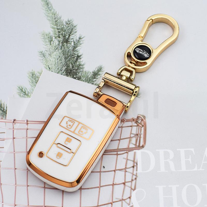 Tpu Car Key Case Cover For Toyota Camry Land Cruiser Highlander Prado Prius Chr Aygo Corolla Yaris Rav4 Auris Avalon Accessories