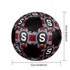 Pallone da Calcio AC Sparta Praha Taglia 5 Colorato Cucito a Macchina PVC Pronto per la Competizione Resistente Alta Rimbalzabilità