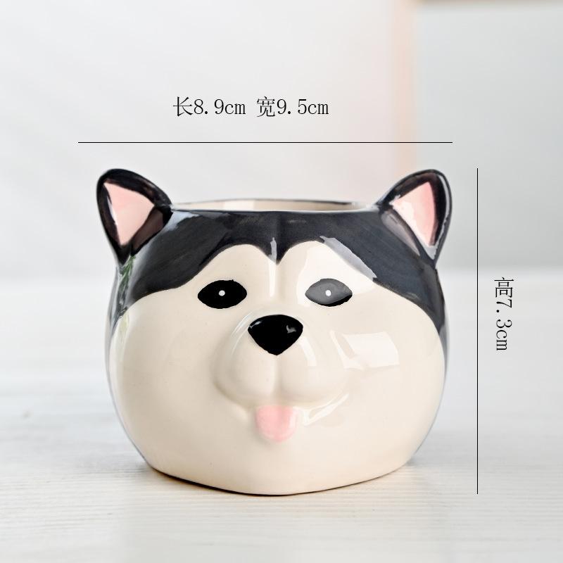 

Керамічний Сукулентний Квітковий Горщик Дім Сад Тваринний Рослинний Горщик Ваза для Квітів Декорація Домашня Ваза для Квітів Офісний Декор Столу