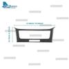 Real Soft Carbon Fiber Sticker LHD RHD Car Center Console Panel Frame For Seat Ibiza 6F 2018      2024 2025
