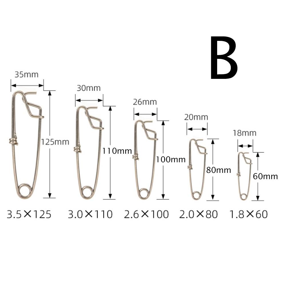 Reliable Lock Clip for Longline Fishing Strong Stainless Steel Material