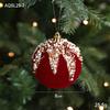 Plastic Christmas Ornament Burgundy Christmas Ball Ornament Christmas Tree Hanging Ornament Plastic For Mantel Wreath Home