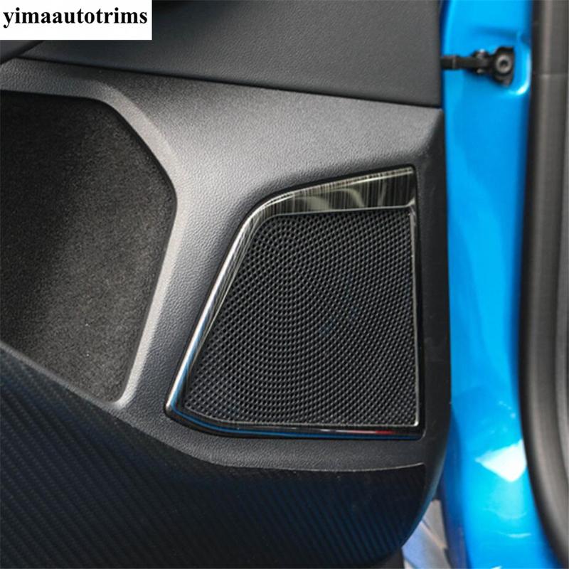 Car Inner Door Speaker Audio Frame Decoration Cover Trim Stainless Steel Accessories Interior Fit For Ford Focus MK4  - 2024