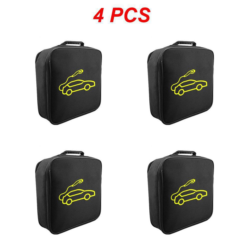 2~5PCS Carry Bag Jumper Cable Bag For Electric Vehicle Charger Charging Equipment Container Carrier Bag