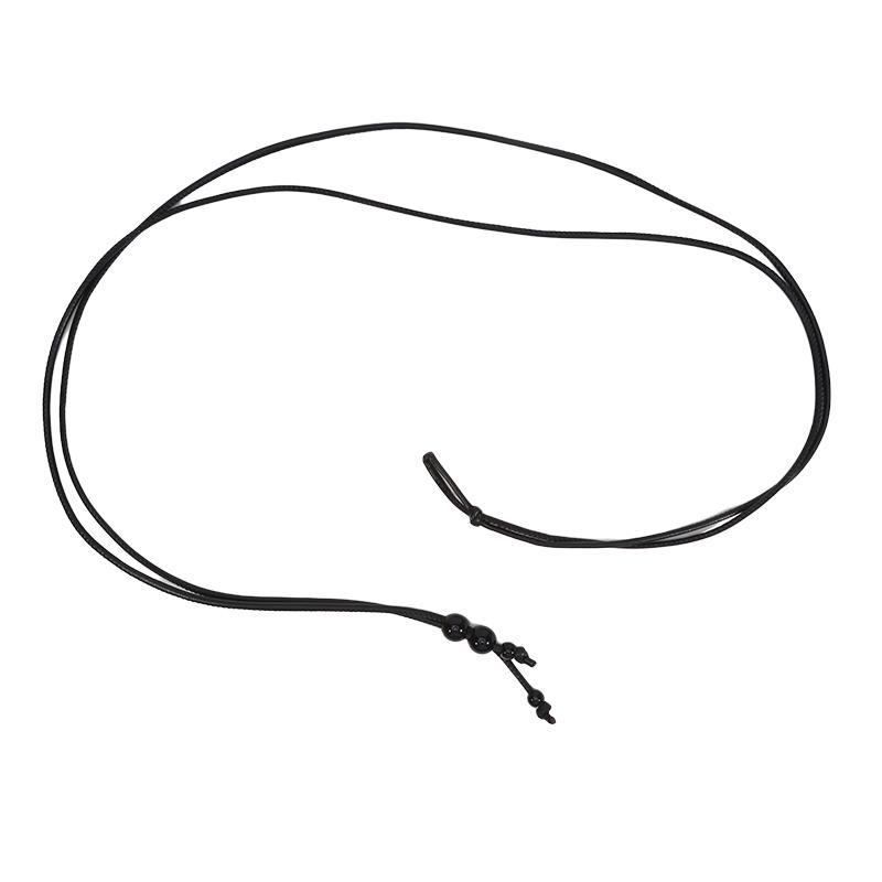 3PCS Fashionable Decoration Versatile Adjustable Long Waist Rope Simple Hundred Dress Decoration Narrow Waist Belts