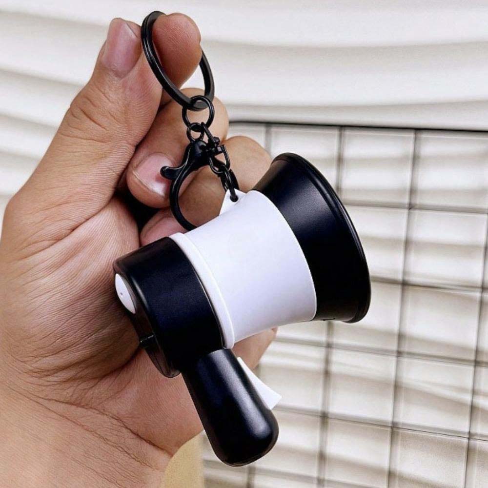Recording Music Keychain Pendant Speaker Handheld Speakers Toy Music Trumpet Key Chain Bag Pendant