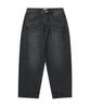 WACKY WILLY [26Ss] Wide Denim Pants Black