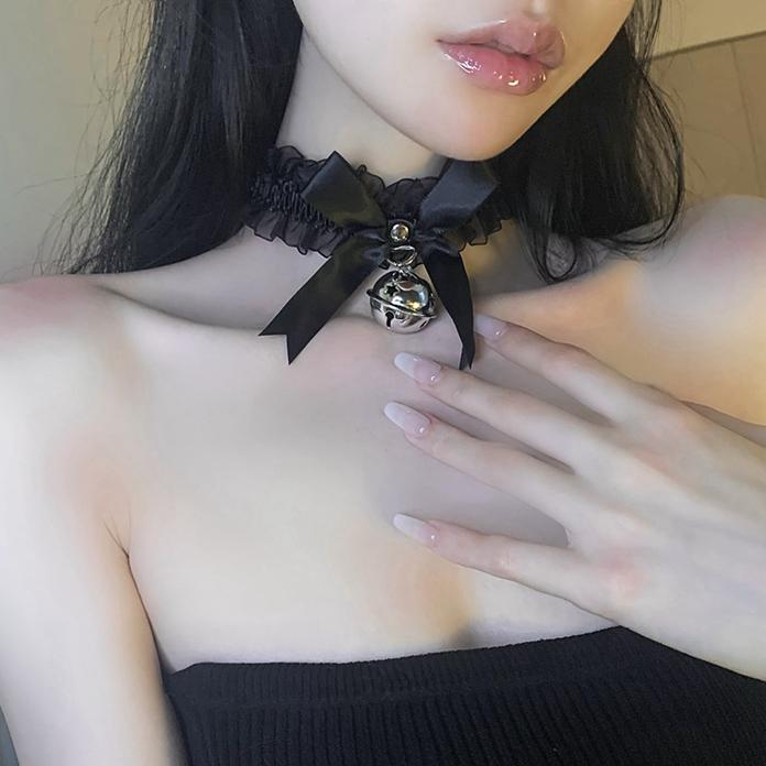 Flirting Toys Female Sex Bondage Cosplay Games Sexy Black Lace Collar Slave Game Tool