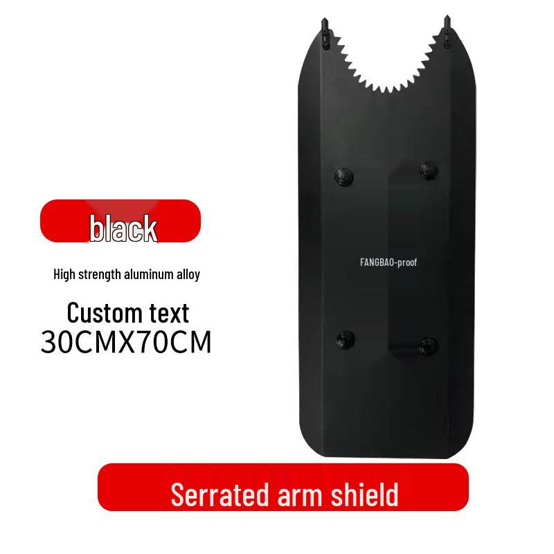 Compact Aluminum Alloy Anti-Riot Shield for School Security